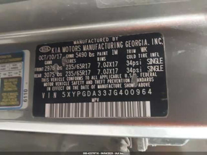 Kia Sorento Coolant Line Crossover Pipe  2.4 2018 2017 2016 OEM