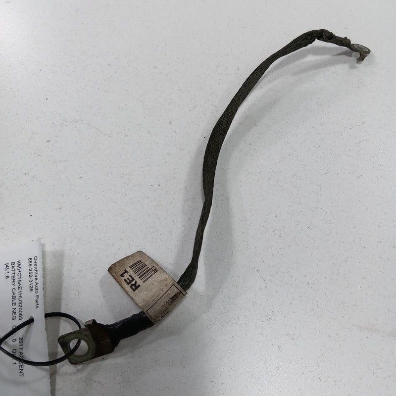 Hyundai Accent Negative Battery Cable  2017 2016 2015 2014 2013 2012
