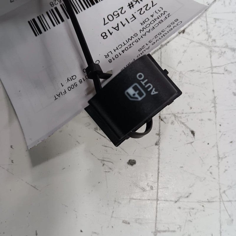 Fiat 500 Window Switch Power Left Rear 2018 OEM