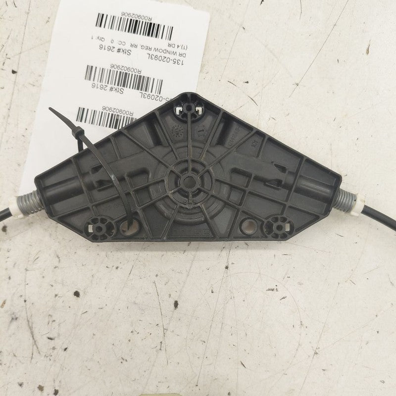 Left Rear Window Regulator Track Fits 14-23 Jeep Cherokee