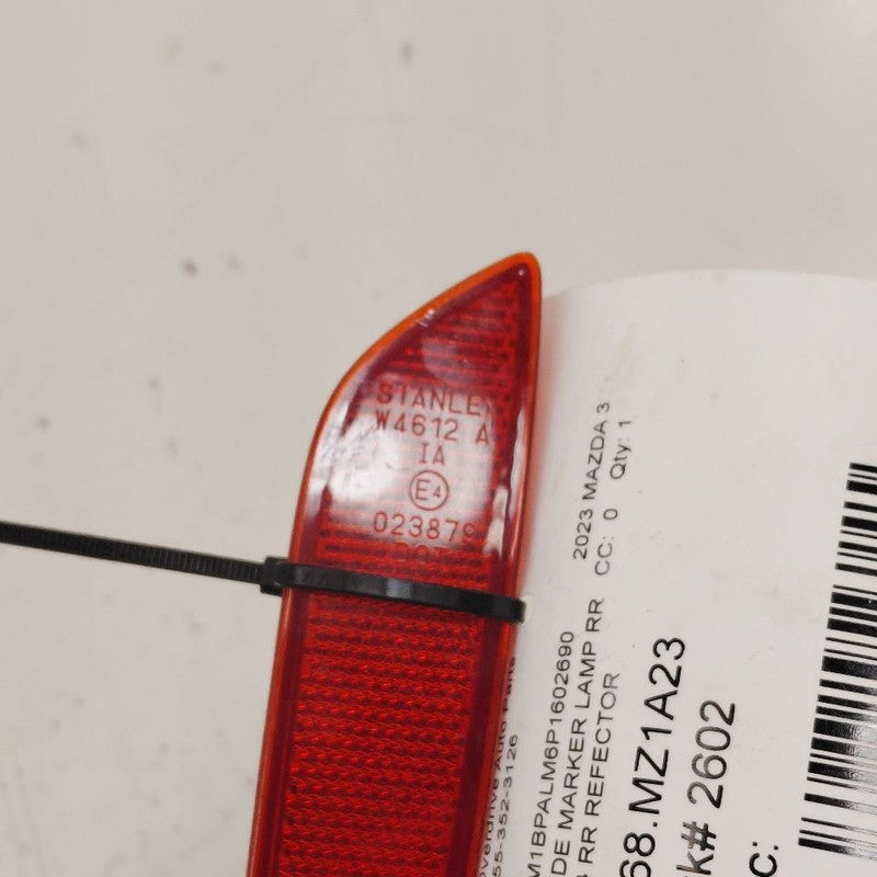 Mazda 3 Passenger Right Rear Marker Reflector  2023 2022 2021