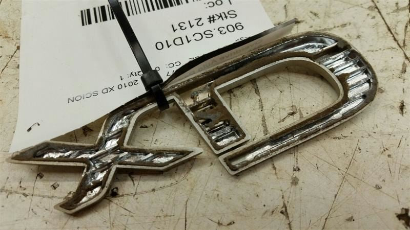 XD Scion Trunk Lid Logo Emblem Badge Rear Back 2008 2009 2010 2011 201