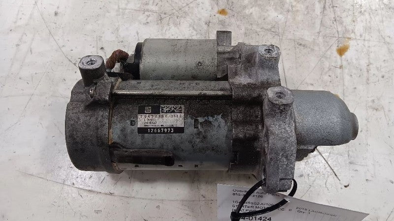 Engine Starter Motor VIN S 8th Digit Opt Lgx Fits 16-19 CTS OEM