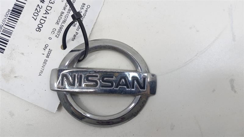 Nissan Sentra Trunk Lid Logo Emblem Badge Rear Back 2006 2005 2004 2003 2002