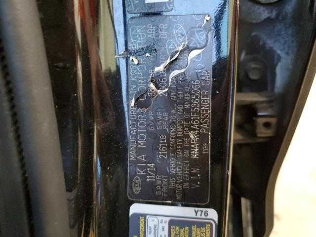 Passenger Right Side View Door Mirror Power Hatchback Fits 14-16 FORTE
