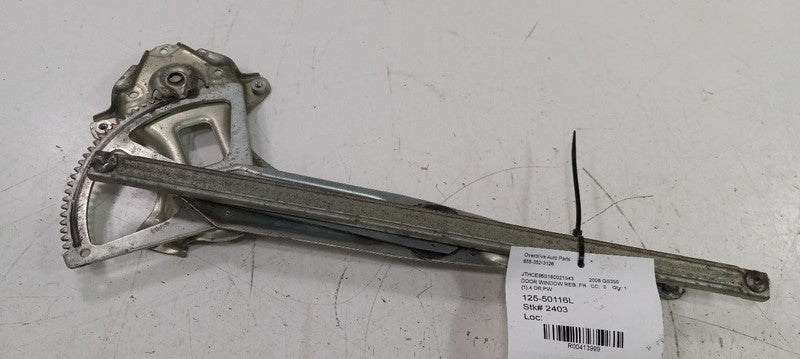Driver Left Front Window Regulator Track Fits 07-17 LEXUS LS460  OEM