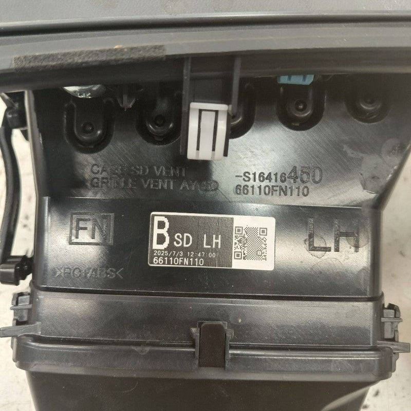 Subaru XV Crosstrek Dash Air Vent Left Driver  2025 2024