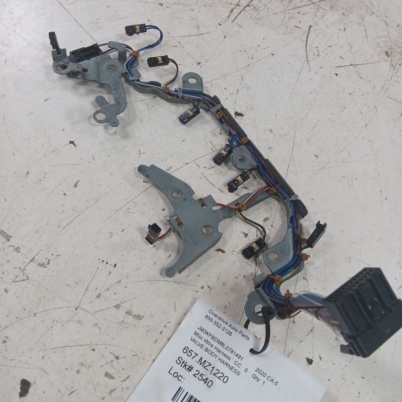 Mazda CX-5 Transmission Valve Body Wire Harness  2019 2020 2021 2022 O