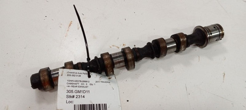 Chevy Traverse Camshaft Cam Shaft 2009 2010 2011 2012 OEM