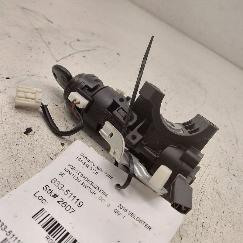 Ignition Switch Conventional Ignition Column Mounted 12-17 Hyundai Vel