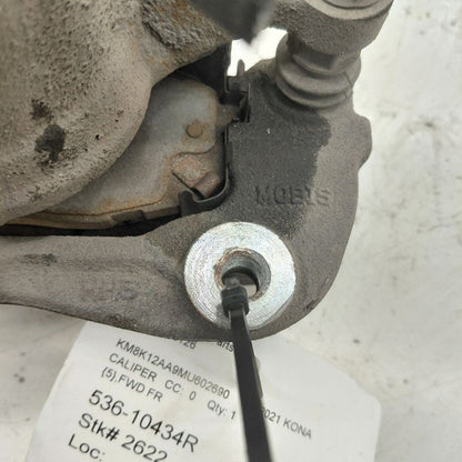 Passenger Right Front Brake Caliper FWD Naturally Aspirated 18-23 Hyun