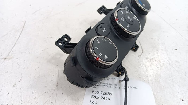 Temperature Heat Heater AC Climate Control Hatchback Fits 14-16 FORTE 
