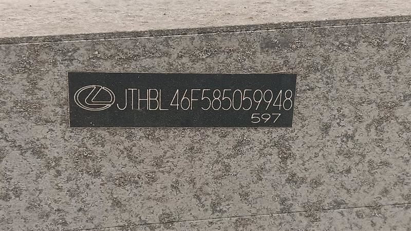 5202350100 Rear Bumper Reinforcement Fits 07-09 LEXUS LS460