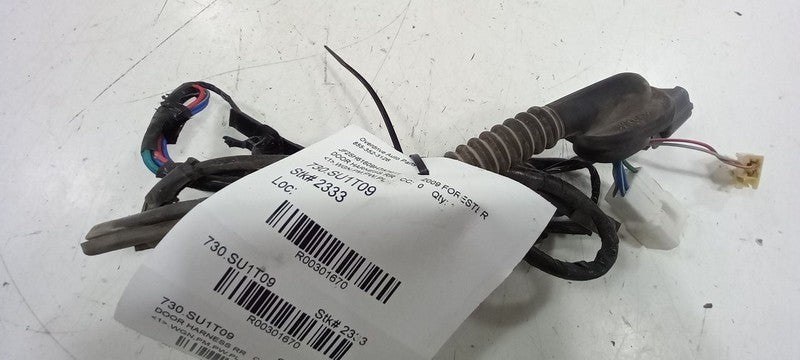 Subaru Forester Door Harness Wire Wiring Right Passenger Rear 2009 201
