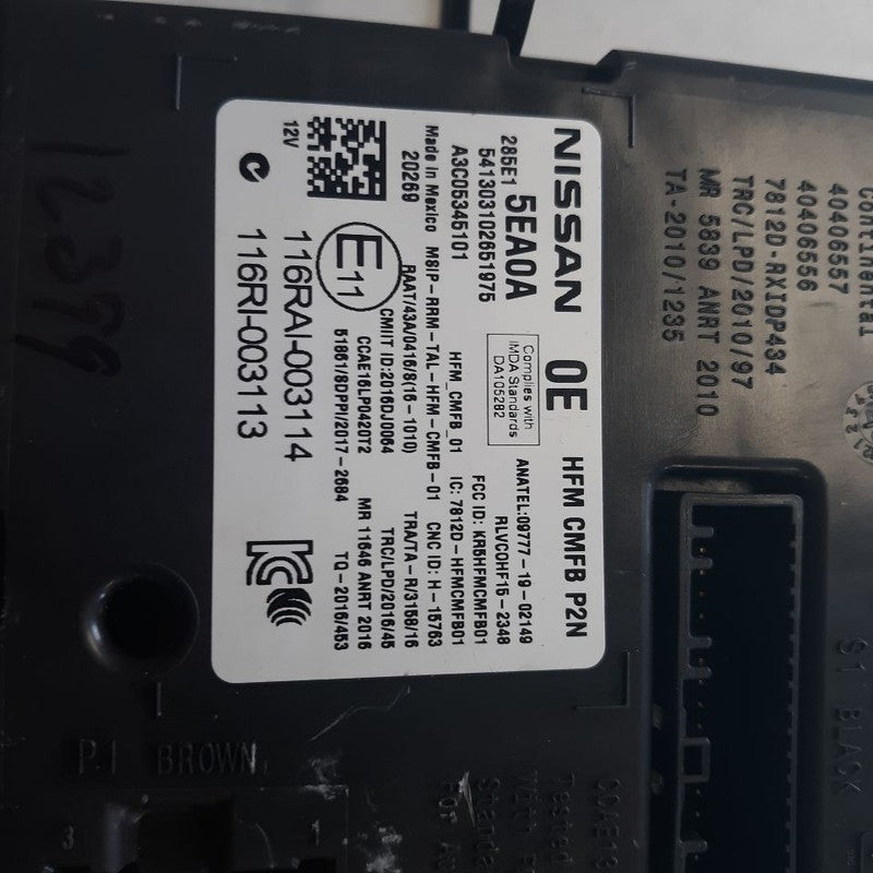 Theft-locking Keyless Entry Control Module Fits 18-20 22-23 Nissan Kicks