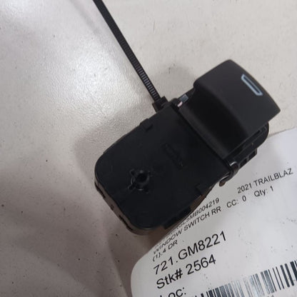 Chevy Trailblazer Power Window Switch Right Passenger Rear  2021 2022 2023