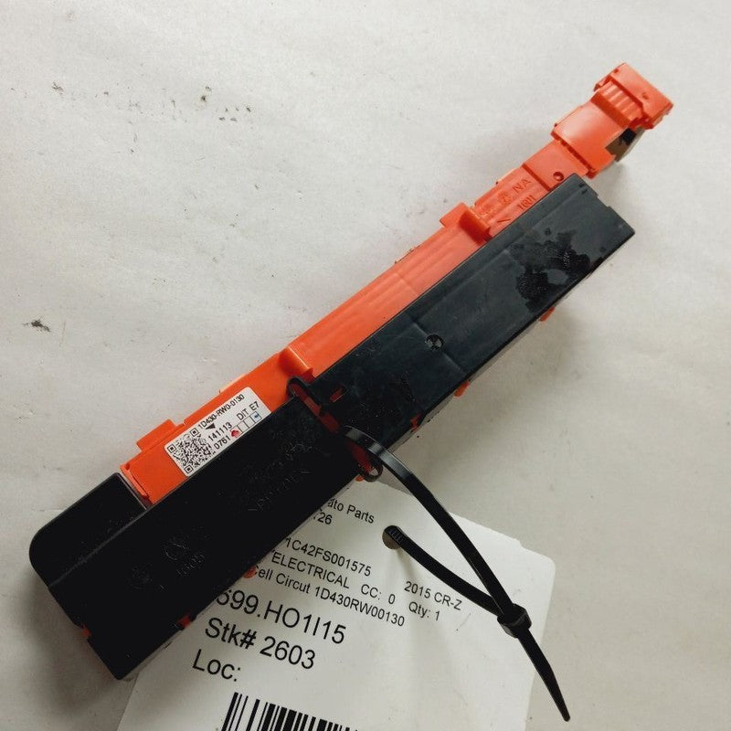 Honda CR-Z Electrical Cell Circuit {1D430RW00130} 2015 2014 2013
