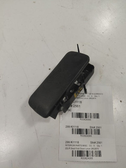 Kia Sorento Left Rear Seat Fold Down Lever {2602875} 2018 2017 2016 OE