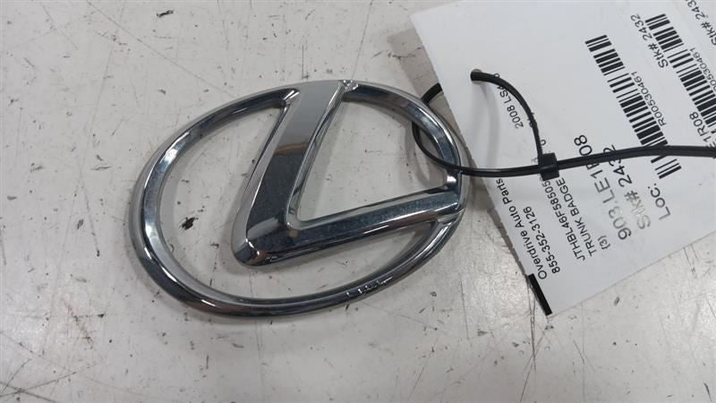 Lexus LS460 Trunk Lid Logo Emblem Badge Rear Back  2007 2008 2009 OEM