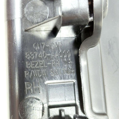 Hyundai Elantra Window Switch Bezel Trim Right Rear  2024 2023 2022 20