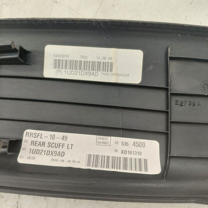 Jeep Cherokee Sill Trim Plate Door Jam Threshold Left Driver Rear 2019