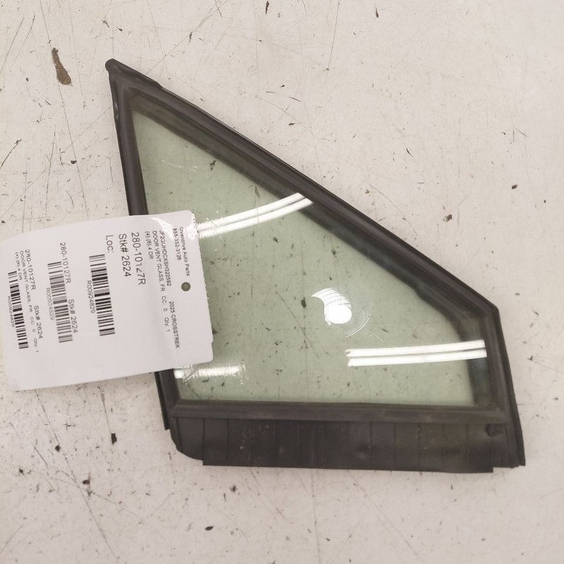 Passenger Right Front Door Vent Glass Window 24-25 XV Subaru Crosstrek
