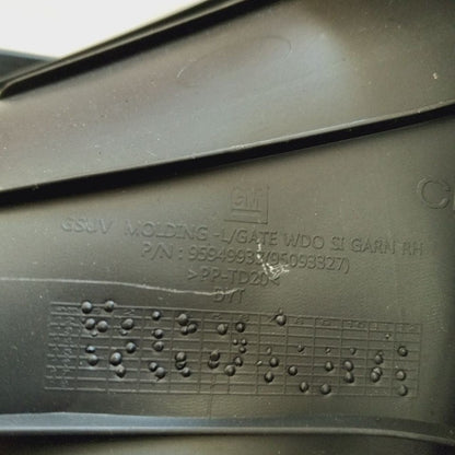 Chevy Trax Passenger Right Rear Gate Trim {95949933} 2022 2021