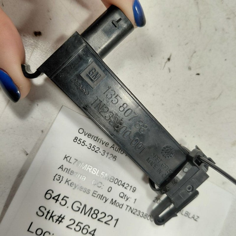 Chevy Trailblazer Keyless Entry Antenna Module {TN233800-001} 2021 2022 2023