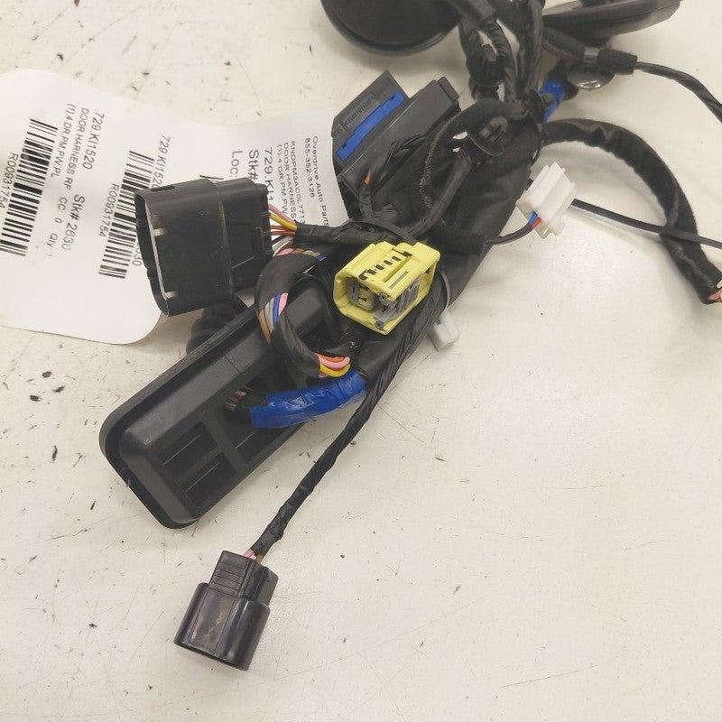 Kia Sportage Door Harness Wire Wiring Right Passenger Front  2020 2021