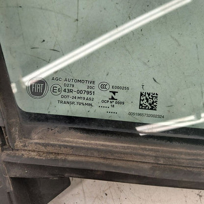 2018 Fiat 500 X Model Passenger Right Front Door Vent Glass Window