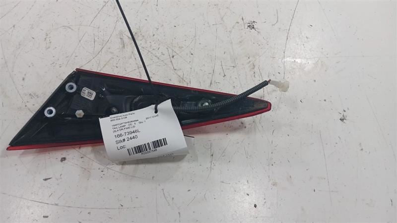 Driver Left Brake Lamp Tail Light Sedan Decklid Mounted Fits 16-19 Hon