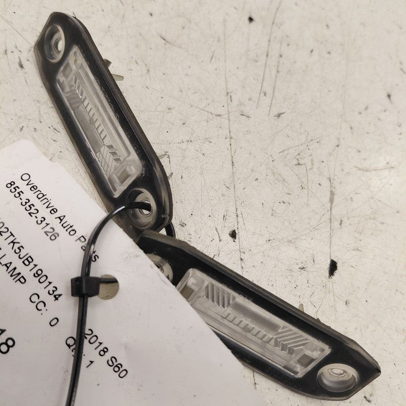 Volvo S60 License Plate Light Lamp  2018 2017 2016