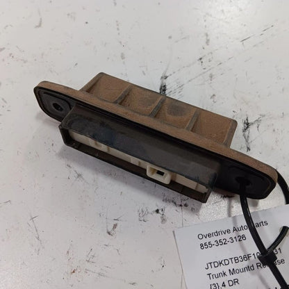 Toyota Prius C Trunk Release Open Button  2017 2016 2015 2014 2013