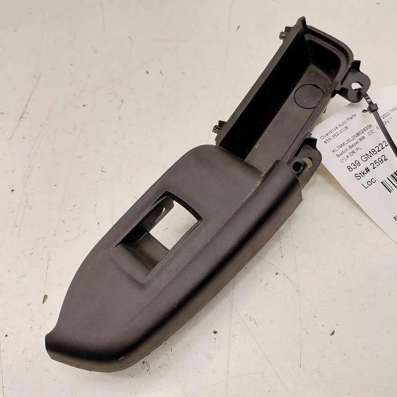 Chevy Trailblazer Window Switch Bezel Trim Right Rear  2023 2022 2021