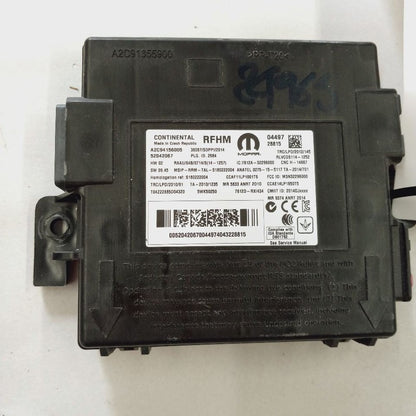 Fiat 500 X Model   Tire Pressure Module {52042067} 2016 2017