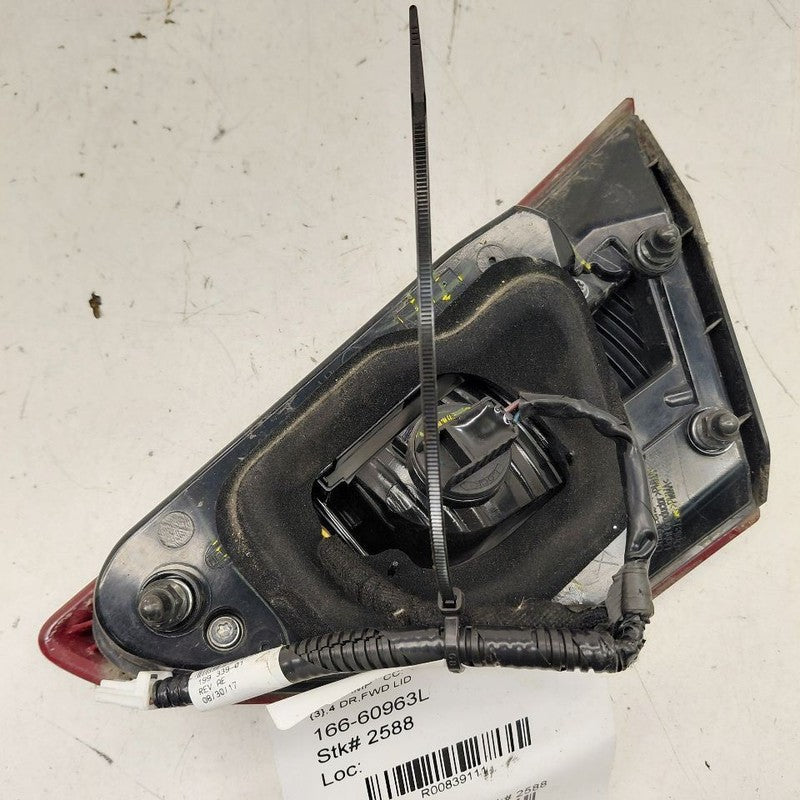 Driver Left Tail Light Brake Lamp Lid Mounted Fits 16-18 Nissan Maxima