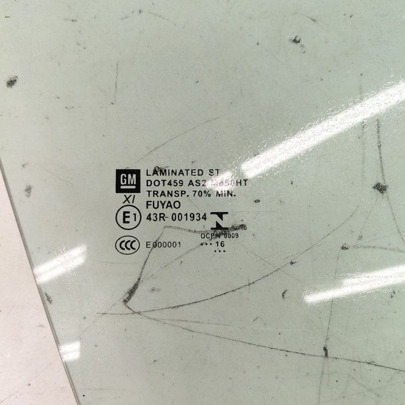 Passenger Right Front Door Glass Window Fits 16-20 Cadillac CT6