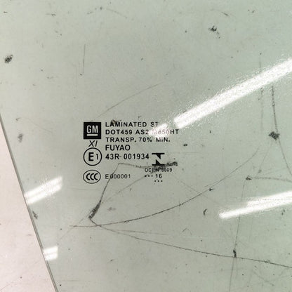 Passenger Right Front Door Glass Window Fits 16-20 Cadillac CT6