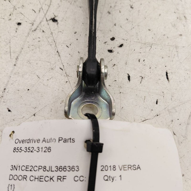 Nissan Versa Note Door Check Right Passenger Front Hinge Stopper Deten
