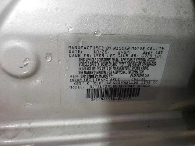 Driver Left Front Exterior Door Handle Fits 20-23 Nissan Versa