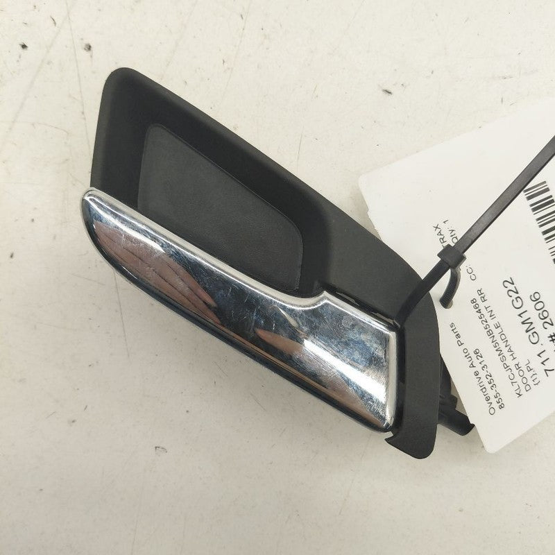Chevy Trax Door Handle Right Passenger Rear Interior Inside  2022 2021