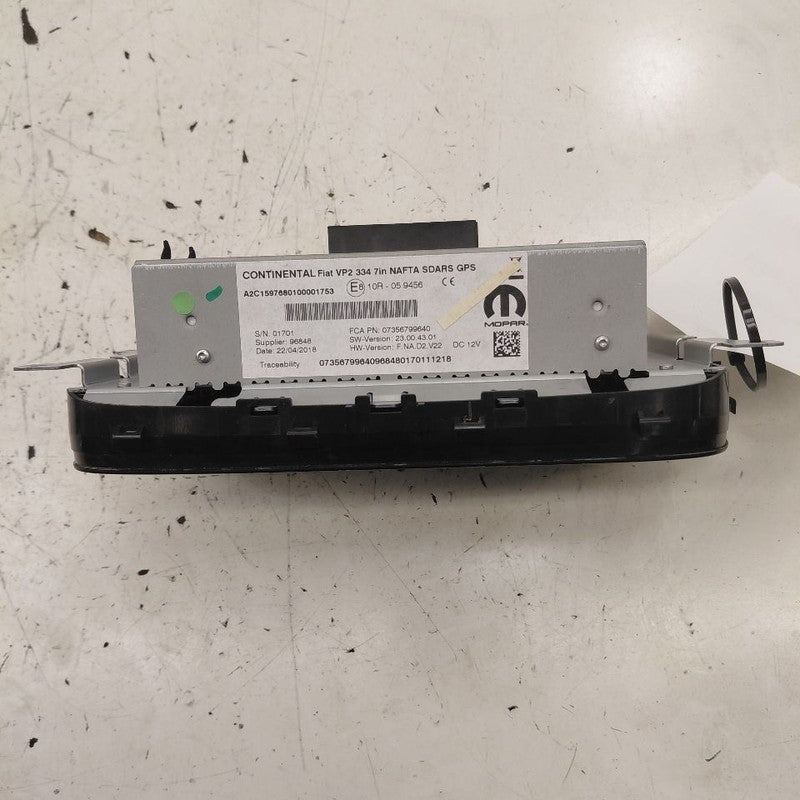 2018 Fiat 500 X Model Screen Display {7812HVP2RFP}