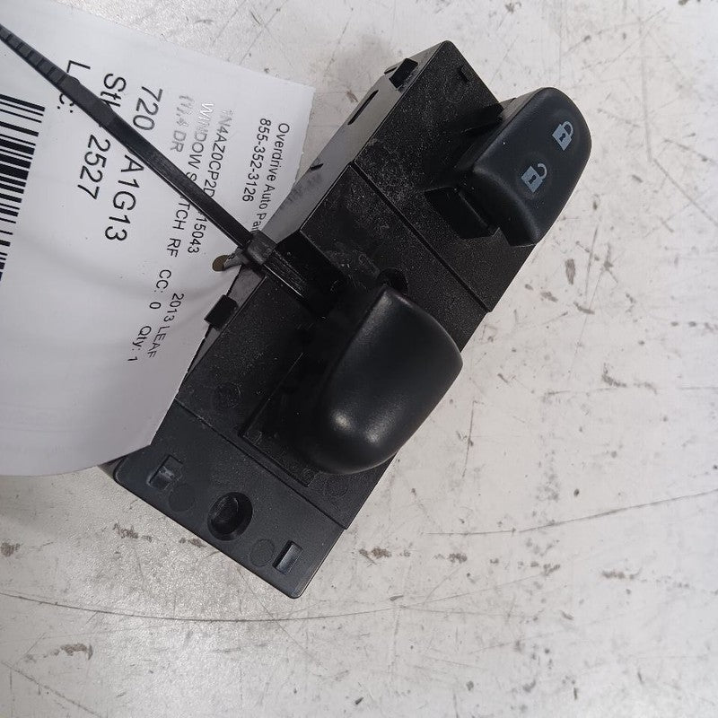 Nissan LEAF Power Window Switch Right Passenger Front  2013 2014 2015 