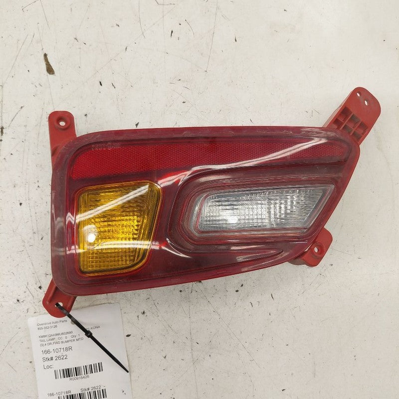 Passenger Right Tail Light Brake Lamp Bumper Mounted Fits 18-21 Hyunda
