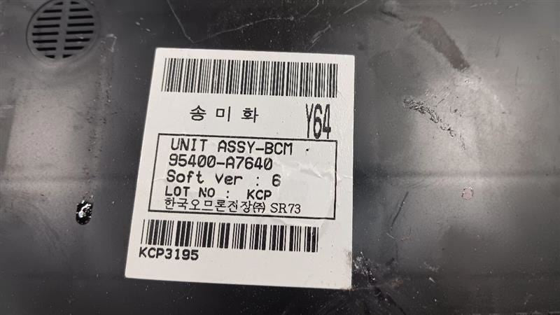 Body Control BCM Right Hand Dash Sedan Fits 14-16 FORTE