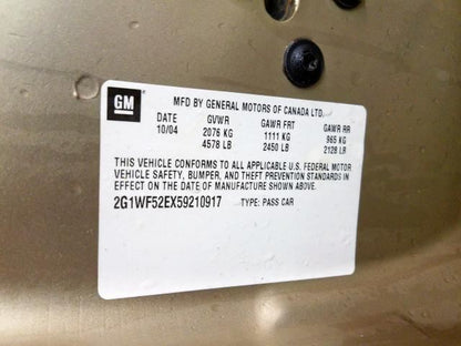 12586554 Fuel Injection Injector 6-191 3.1L Fits 00-05 Buick Century