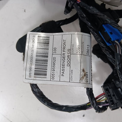 Fiat 500 Door Harness Wire Wiring Right Passenger Front  2014 2015 201