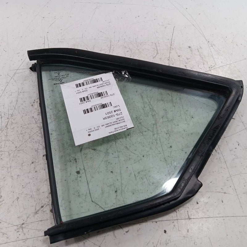 Passenger Right Rear Door Vent Window Glass Fits 18-23 Nissan Kicks