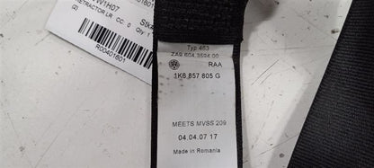 Volkswagen Rabbit Seat Belt Strap Retractor Left Rear Back 2006 2007 2008