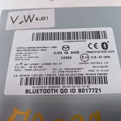 Chassis ECM Communication Telephone Module Fits 13-17 Mazda CX-5